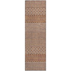 Premium Machine Washable Mayfield AMF939 Paprika 2'3" x 7'6" Runner Rug