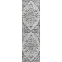 Premium Machine Washable Mayfield  Fog 2'3" x 7'6" Runner Rug