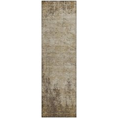Premium Machine Washable Mayfield AMF940 Brown 2'3" x 7'6" Runner Rug