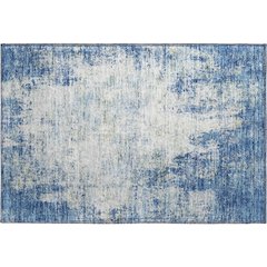 Premium Machine Washable Mayfield AMF940 Denim 1'8" x 2'6" Rug