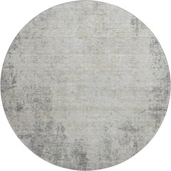 Premium Machine Washable Mayfield AMF940 Gray 8' x 8' Round Rug