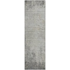 Premium Machine Washable Mayfield AMF940 Gray 2'3" x 7'6" Runner Rug