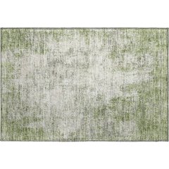 Premium Machine Washable Mayfield AMF940 Green 1'8" x 2'6" Rug