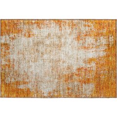 Premium Machine Washable Mayfield AMF940 Orange 1'8" x 2'6" Rug