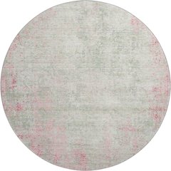 Premium Machine Washable Mayfield AMF940 Pink 8' x 8' Round Rug