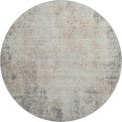 Premium Machine Washable Mayfield AMF940 Taupe 8' x 8' Round Rug