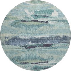 Premium Machine Washable Mayfield AMF942 Aloe 8' x 8' Round Rug
