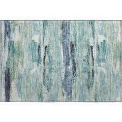 Premium Machine Washable Mayfield AMF942 Aloe 1'8" x 2'6" Rug