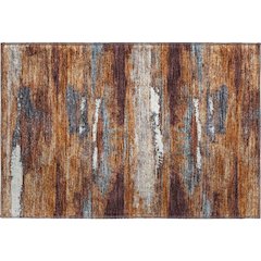 Premium Machine Washable Mayfield AMF942 Copper 1'8" x 2'6" Rug
