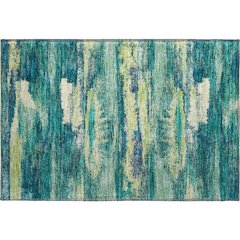 Premium Machine Washable Mayfield AMF942 Emerald 1'8" x 2'6" Rug