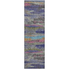 Premium Machine Washable Mayfield AMF942 Lavender 2'3" x 7'6" Runner Rug