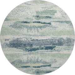 Premium Machine Washable Mayfield AMF942 Mint 8' x 8' Round Rug