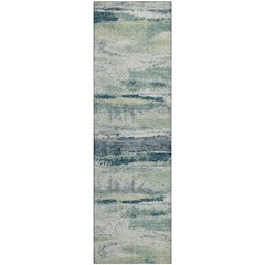 Premium Machine Washable Mayfield AMF942 Mint 2'3" x 7'6" Runner Rug