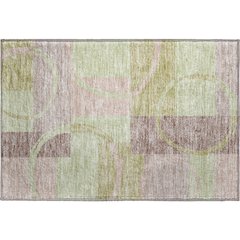 Premium Machine Washable Mayfield AMF943 Blush 1'8" x 2'6" Rug