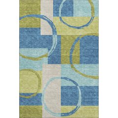 Premium Machine Washable Mayfield AMF943 Denim 2'6" x 3'10" Rug