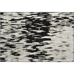 Premium Machine Washable Mayfield AMF945 Black 1'8" x 2'6" Rug