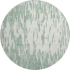 Premium Machine Washable Mayfield AMF945 Sage 8' x 8' Round Rug