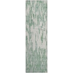 Premium Machine Washable Mayfield AMF945 Sage 2'3" x 7'6" Runner Rug