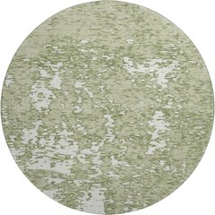 Premium Machine Washable Mayfield AMF946 Aloe 8' x 8' Round Rug