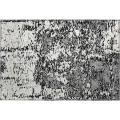 Premium Machine Washable Mayfield AMF946 Black 1'8" x 2'6" Rug