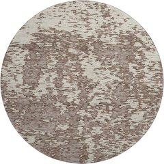 Premium Machine Washable Mayfield AMF946 Brown 8' x 8' Round Rug