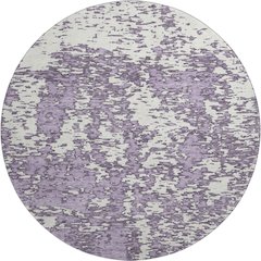 Premium Machine Washable Mayfield AMF946 Lavender 8' x 8' Round Rug