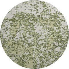 Premium Machine Washable Mayfield AMF946 Olive 8' x 8' Round Rug
