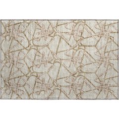 Premium Machine Washable Mayfield AMF947 Beige 1'8" x 2'6" Rug