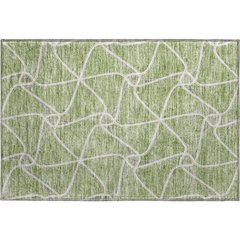 Premium Machine Washable Mayfield AMF948 Aloe 1'8" x 2'6" Rug