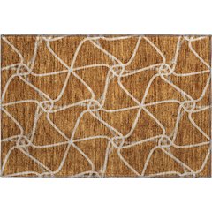Premium Machine Washable Mayfield AMF948 Paprika 1'8" x 2'6" Rug