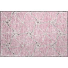 Premium Machine Washable Mayfield AMF948 Pink 1'8" x 2'6" Rug