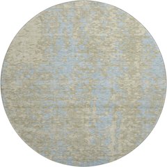 Premium Machine Washable Mayfield AMF949 Beige 8' x 8' Round Rug