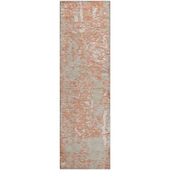Premium Machine Washable Mayfield AMF949 Coral 2'3" x 7'6" Runner Rug