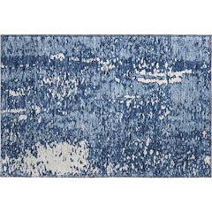 Premium Machine Washable Mayfield AMF949 Denim 1'8" x 2'6" Rug