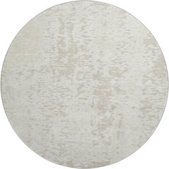 Premium Machine Washable Mayfield AMF949 Ivory 8' x 8' Round Rug