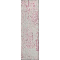 Premium Machine Washable Mayfield AMF949 Pink 2'3" x 7'6" Runner Rug