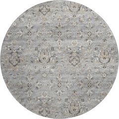 Premium Machine Washable Mayfield  Ash 8' x 8' Round Rug