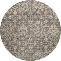 Premium Machine Washable Mayfield  Driftwood 8' x 8' Round Rug