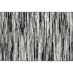 Premium Machine Washable Mayfield AMF951 Black 1'8" x 2'6" Rug