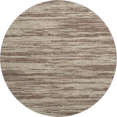 Premium Machine Washable Mayfield AMF951 Brown 8' x 8' Round Rug