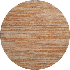 Premium Machine Washable Mayfield AMF951 Copper 8' x 8' Round Rug
