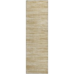 Premium Machine Washable Mayfield AMF951 Gold 2'3" x 7'6" Runner Rug