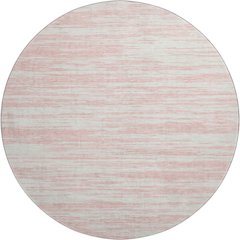 Premium Machine Washable Mayfield AMF951 Pink 8' x 8' Round Rug