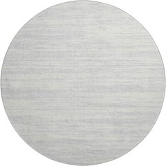 Premium Machine Washable Mayfield AMF951 Silver 8' x 8' Round Rug