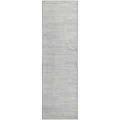 Premium Machine Washable Mayfield AMF951 Silver 2'3" x 7'6" Runner Rug