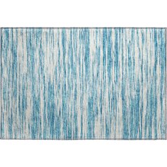 Premium Machine Washable Mayfield AMF951 Teal 1'8" x 2'6" Rug