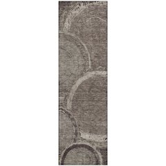 Premium Machine Washable Mayfield AMF952 Chocolate 2'3" x 7'6" Runner Rug