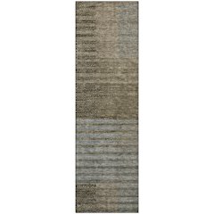 Premium Machine Washable Mayfield AMF954 Taupe 2'3" x 7'6" Runner Rug