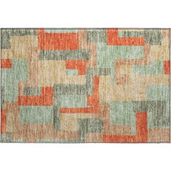Premium Machine Washable Mayfield AMF955 Sage 1'8" x 2'6" Rug