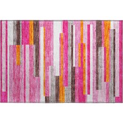 Premium Machine Washable Mayfield AMF956 Blush 1'8" x 2'6" Rug